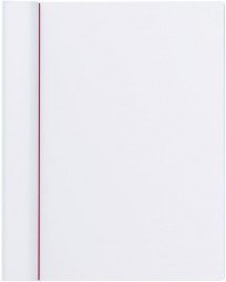 Preisvergleich Produktbild Klemmbrett aus Kunststoff, Fassungsvermögen 10mm, A4 quer, weiß