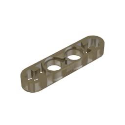 32449 Hole Arm Plate Technic Beam 1x4 Thin 50 Pieces GDS-690 Compatible with Lego Building Blocks Color:Trans Black