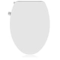 Bidet Toilet Seat Round, Non-Electric Bidet with Self Cleaning Dual Nozzles, Slow Close Lid, Bidet Attachment for Toilet Seat