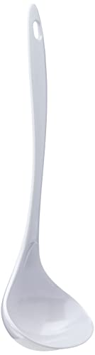 LACOR 63602 - Cacillo Recto de melamina, clásico, 27 cm, Color Blanco