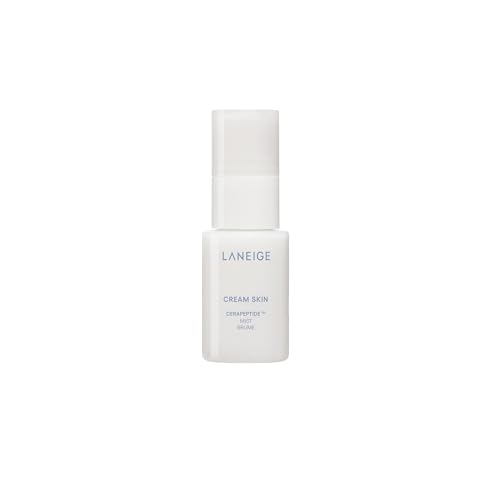 Image of LANEIGE Cream Skin Toner & Moisturizer: Lightweight Refillable Korean Milky Toner with Ceramide & Peptide for Hydration, Firming, & Barrier Support