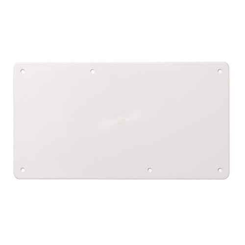 Coperchio rettangolare 294x152mm, 29x15cm, bianco RAL9001, ricambio per scatola di
