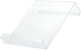 Acrylic Book Holder, Clear Book Stand for Display, Sturdy Open Book Stand for Desk, Kitchen Counter
