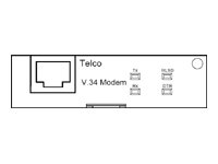 Nortel Networks Arn V34 Modem Console Module Field Spare