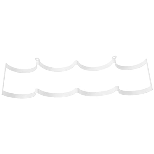 Angoily Soporte de Rollo de Papel Higiénico Forma de Pared Almacenamiento Moderno para Baño y Cocina Estante de Color Blanco