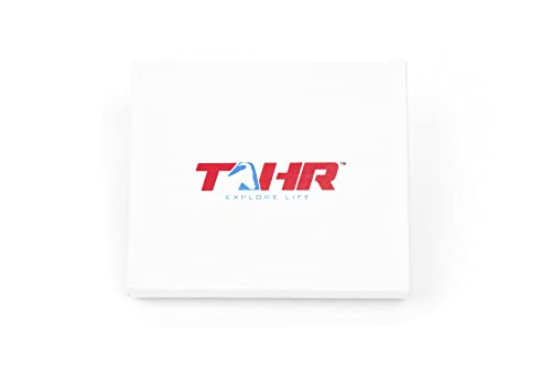 TAHR Men's Leather Wallet - Slim Bifold with 7 Credit card Pockets and Removable ID Window (Brown)