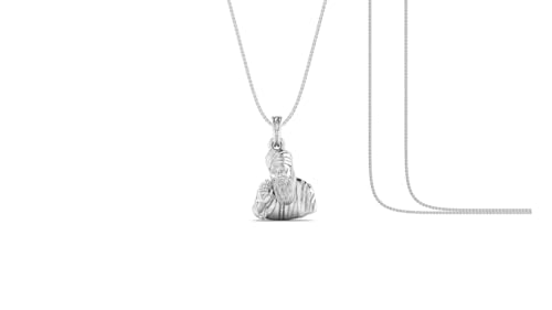 Pendentif Guru Nanak chaîne argent résistant pour retrouver chance et sérénité