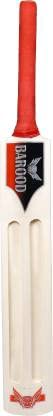BAROOD Popular Willow 2 Scoop Wooden Cricket Bat |1 Ball with Bat Cover for Youth