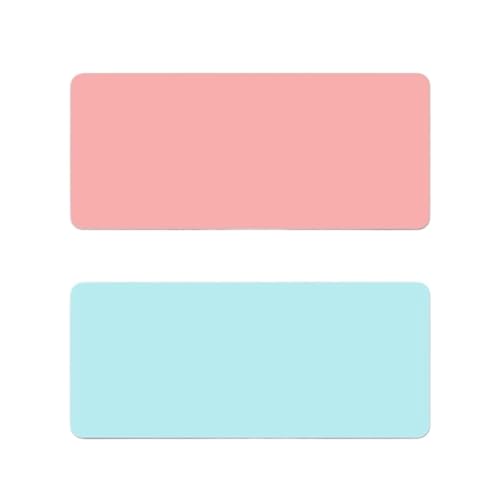 大型標準マット シンプルマット ゲームマット デスクマット パソコンデスクアクセサリー(Pink+blue,100*50cm)