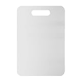 ANDRESLAD Tabla de Cortar de Doble Cara de Acero Inoxidable 34X23 CM Tabla Pequeña para Cocina Multifuncional Resistente a Grietas y Fácil de Limpiar Adecuado para Cortar Frutas y