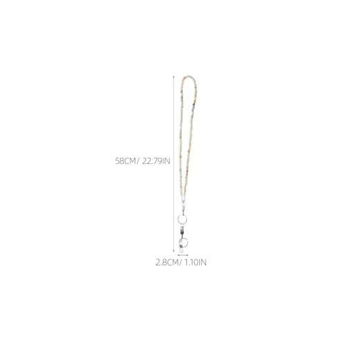 Cordon perlé extensible Healvian avec porte-badge rétractable pour usage bureau intensif