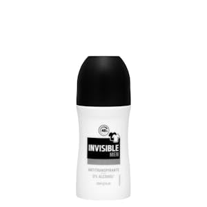 Desodorante roll-on Invisible men antitranspirante 0% alcohol 50 ml Pack 2