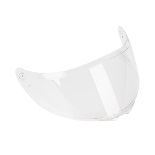 LeeQinersw Visor para Casco de Motocicleta Repuesto con Escudo Anti Arañazos Resistente Al Polvo Instalación Sencilla Y Material PC Adecuado para Viajes, Claro