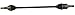 Cardone Industries 603554 Cv Axle Assembly - Reman