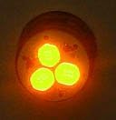 GP Xtreme 1157 2057 2357 7528 BAY15D Amber Silver Stealth Chrome Xenon Light bulbs (Straight Pin) Front Rear Turn Signal Brake light, Parking Light, Running light