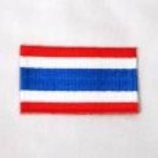 THAILAND COUNTRY FLAG SMALL IRON ON PATCH CREST BADGE ... NEW