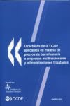 Directrices de la OCDE aplicables en materia de precios de transferencia a empresas multinacionales y administraciones tributarias. Enero 2022