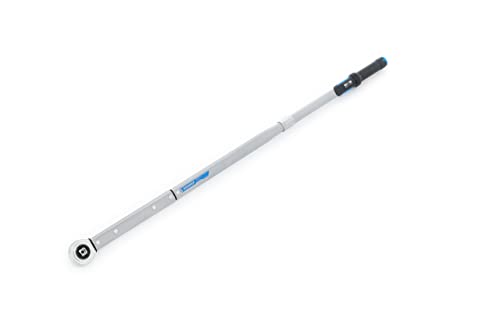 GEDORE Dremaster Drehmomentschlüssel, 3/4 Zoll, 150-750 Nm, Pilzkopf-Umsteckvierkant mit Kugelsicherung, Stahlrohr, Silber/Schwarz/Blau