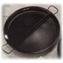 La Ideal emailliert multigusto 2 Fach Paella-Pfanne, schwarz, 42 cm, 6 Stück