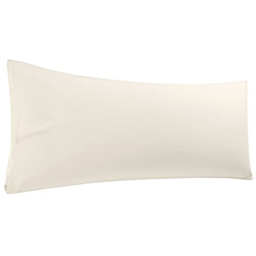 Housse de coussin de corps 20x60in kaki en microfibre 1800 - 2