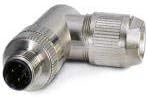 PHOENIX CONTACT SACC-M12MRD-4Q SH 1553624, 4MM-8MM, 4-Position, Connector, Shielded