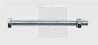 Vis 6 pans M12x100 DIN 933 pour réparer et consolider une structure