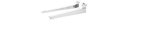 CompleteShopfittings NEW HEAVY DUTY SLATWALL WOODEN SHELF BRACKETS (1, 100MM)