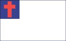 2x3' Christian Nylon Flag