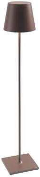 Zafferano, Poldina XXL, Rechargeable Cordless Floor Lamp, Rust | ...