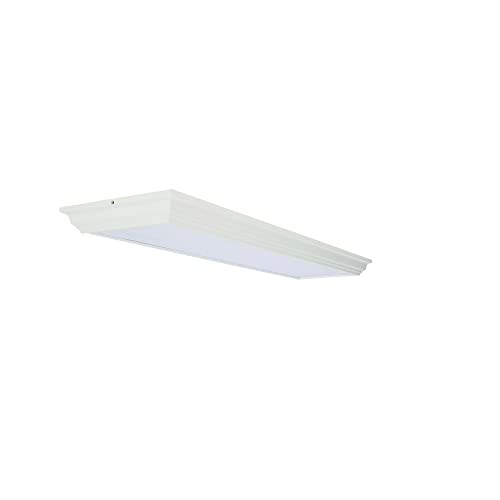 Image of Lithonia Lighting Vanderlyn 4' LED Kitchen Light Fixture, Cool White Bronze