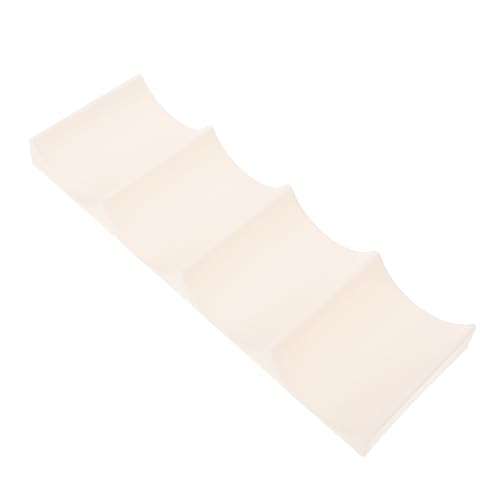 SOIMISS Soporte de Vino Apilable de Plástico Blanco con Base Antideslizante para Encimera Almacenamiento de Botellas Cocina Despensa y Frigorífico Capacidad hasta Unidades
