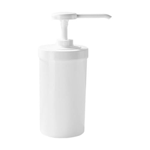 Imagen de HuadaXtai Sauce Pump Dispensador de Salsas Botella con Bomba para Sirope de Café y Almacenamiento de Condimentos Diseño Antipérdida y Adecuado para