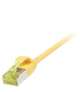 Synergy21 Câble patch RJ45, CAT6A 500 MHz, 10 m, Gelb, U/FTP, Slimline rund d=3,8 mm, TPE/LSZH (Superflex), AWG32, mitCat,7 Rohkabel, Synergy 21 (S217379V3). Marque
