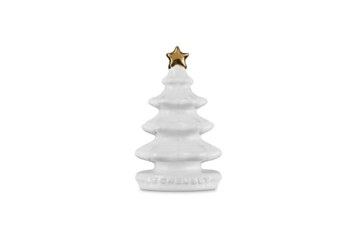 Image of Le Creuset Stoneware Christmas Tree Pie Vent, 3 inch, White