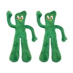 Gumby Plush Dog Toy, 9 Inch, Pack of 2