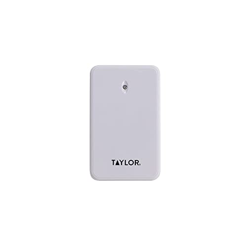Taylor Wireless Digital Indoor Outdoor Weather Station, White #TOP6