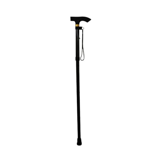 Bastones para Caminar Ancianos,Bastones para Mayores Extensible,Bastones para Hombre Plegable,Altura Ajustable Bastón Ligero,Portátil Bastón De Viaje,con Pulsera Y Mango En T,Kiuiom