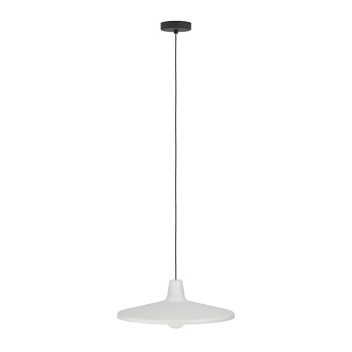 Lámpara colgante Eglo Miniere de metal gris y madera de Ø 42 cm E27 3