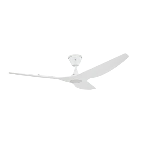 Image of Big Ass Fans Haiku Coastal 60 inch Smart Outdoor Ceiling Fan with Remote for Indoor & Covered Patio, Coastal-Rated, Corrosion-Resistant, Matte White