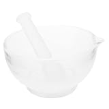 minkissy 1セット薬品グラインダーの実用的な粉砕ボウル実験室用乳棒