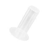 HORIALENCE Espositore Cilindrico Trasparente per Fermagli e Cerchietti Capelli Organizer Verticale per Elastici Bracciali e Accessori Supporto Salvaspazio da Tavolo Elegante e Riutilizzabile