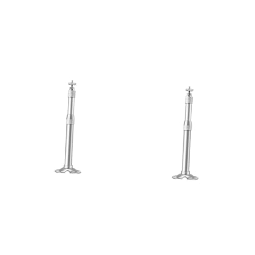 Soporte proyector techo y pared de aluminio ajustable con diseño telescópico pack de 2 juegos