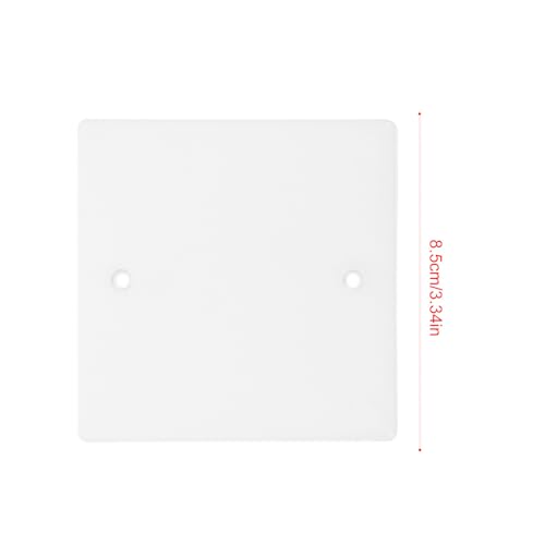 Tapas ciegas rectangulares DOITOOL de PP blanco para cuadros eléctricos 3