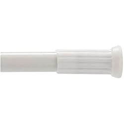 Barras Para Cortinas De Baño Carrefour Acomoda Textil – Barra Extensible para Cortina de Ducha, Barra de Tensión Ajustable para Baño, Armario y Cocina (70x120)