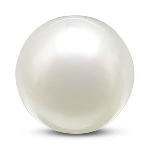 Pierre Moti blanche véritable 6,75 carats AAA+ pour bague et pendentif