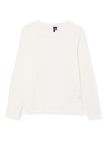 Vero Moda Camiseta Vmpaula L/S Noos, Blancanieves, XS para Mujer