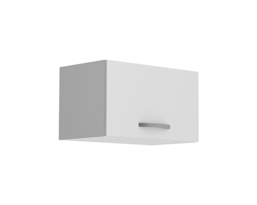 Meuble Haut De Rangement Sur Hotte - L 40 X P 35,6 X H 57,9 Cm - Gamme Eko - Blanc