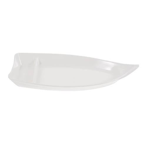 Bandeja en forma de bote para sushi de melamina miniatura 1