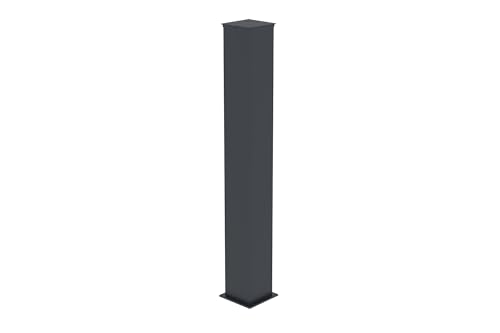 Casanoov Poteau EIFEL 20x20cm aluminium H.166cm Gris anthracite