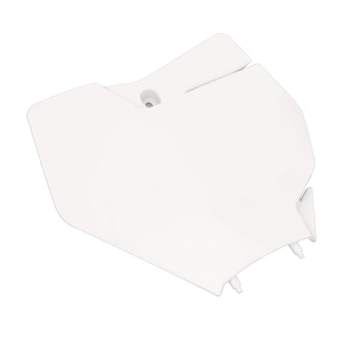 Plaque d'immatriculation avant pour EXC TPI 2020-2022 en plastique ABS blanc Aramox